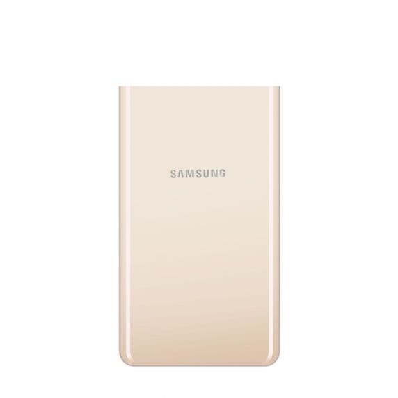 Samsung Galaxy A80 Baksida med tejp - Guld Svart