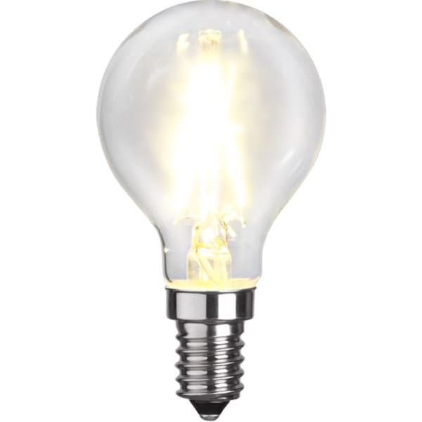 LED lamp E14 P45 clear 2W 2700K 250 lumen