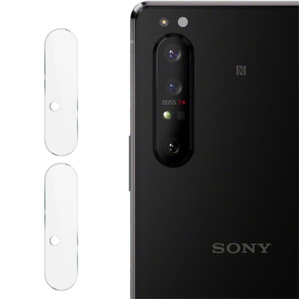 IMAK Kameralinsskydd för Sony Xperia 1 II - 2-pack Svart
