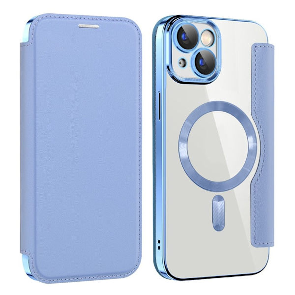 AMORUS iPhone 15 Plus Cover with MagSafe - Light blue