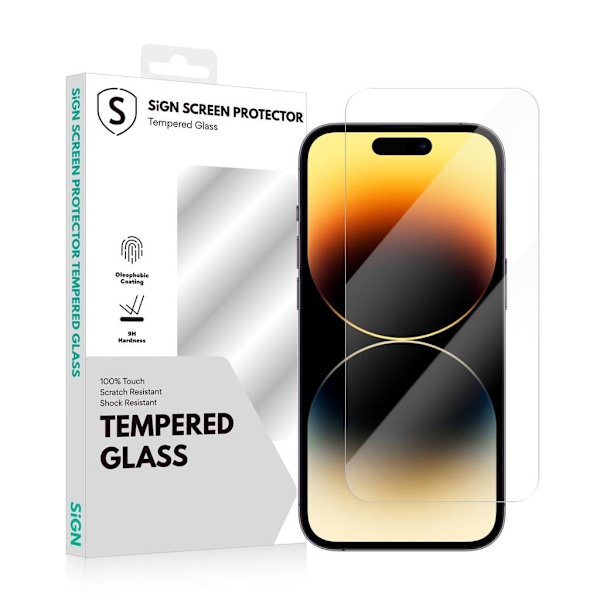 SiGN Tempered Glass Screen Protector for iPhone 14 Pro