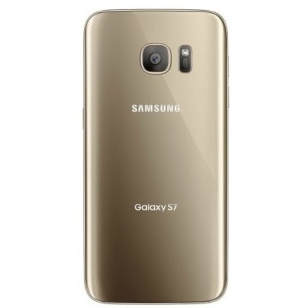 Samsung Galaxy S7 Edge Baksida Med Tejp - Guld