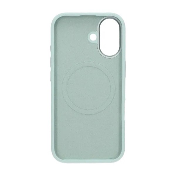 Mobile Case Silicone with Camera Metal Frame for iPhone 17 - Green