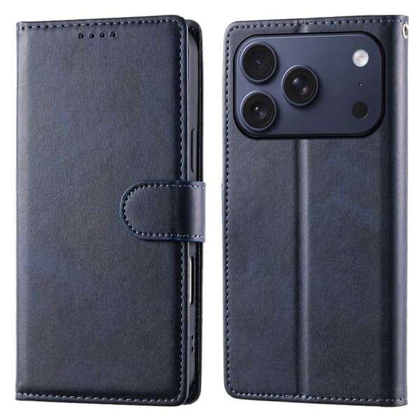 Wallet Cover with Stand iPhone 18 Pro, iPhone 17 Pro - Blue