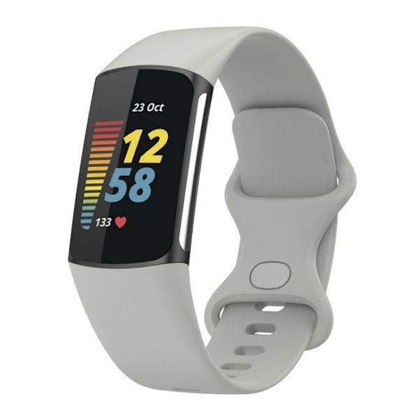 Fitbit Charge 6 Silicone watch strap - Gray