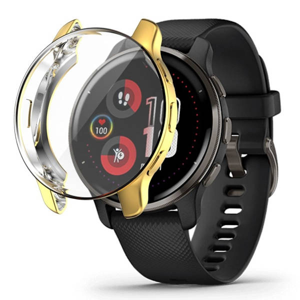Garmin Venu 2 Plus Case with Screen Protector - Gold