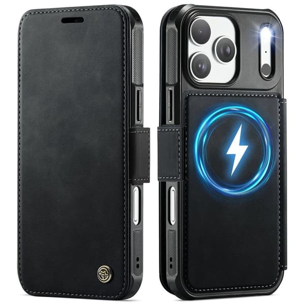 CASEME iPhone 18 Pro Max/17 Pro Max MagSafe Wallet Cover RFID - Black