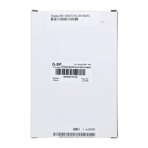iPhone 14 OLED Skärm Original - Sensor Diagnostik