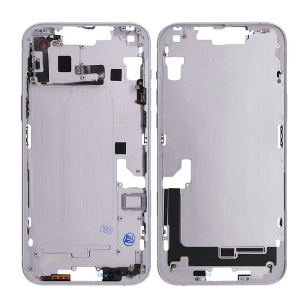 iPhone 14 Plus Middle Frame with Small Parts OEM - Purple