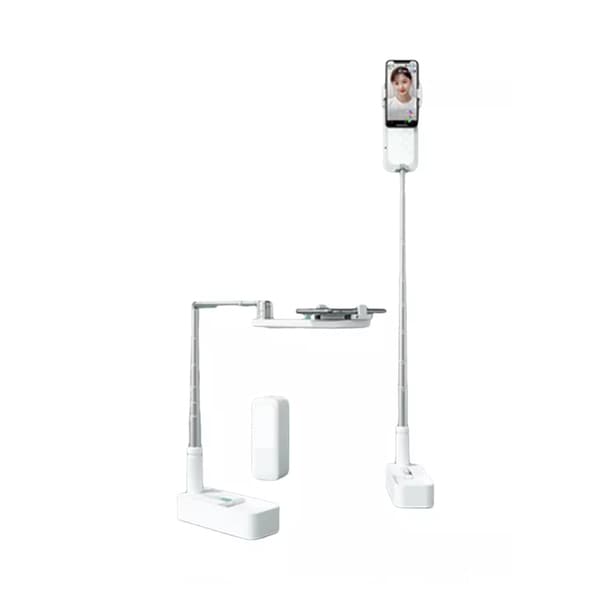 Portable Mobile Phone Tripod with Telescopic Function and Lamp