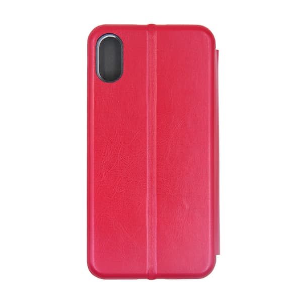 Mobilfodral med Stativ iPhone X/XS - Vinröd