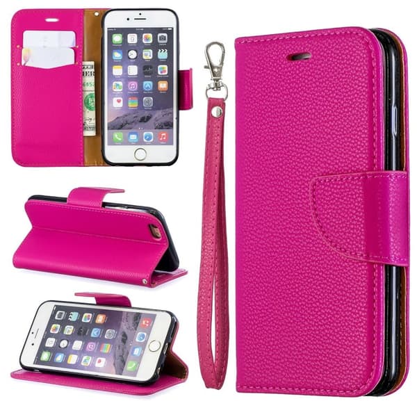 iPhone 6/6s Wallet Cover with Card slots - Pink