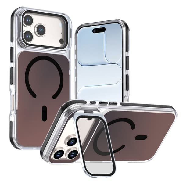 iPhone 18 Pro/17 Pro MagSafe Case with Kickstand - Black