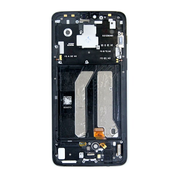 OnePlus 6 Skärm med LCD Display - Spegel Svart