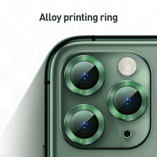 Baseus Alloy Linsskydd för iPhone 11 Pro & 11 Pro Max - Silver