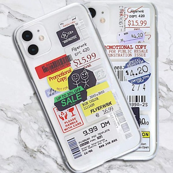 Stöttåligt Mobilskal iPhone 13 Pro - Fashion Streckkoder