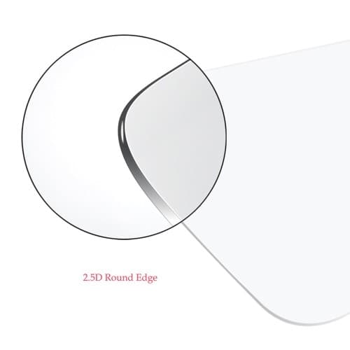 Härdat glas till iPhone 7/8/SE 2 Svart