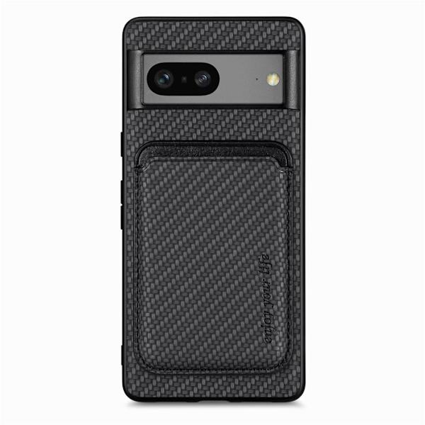 Google Pixel 7A 5G case with a card holder - Black