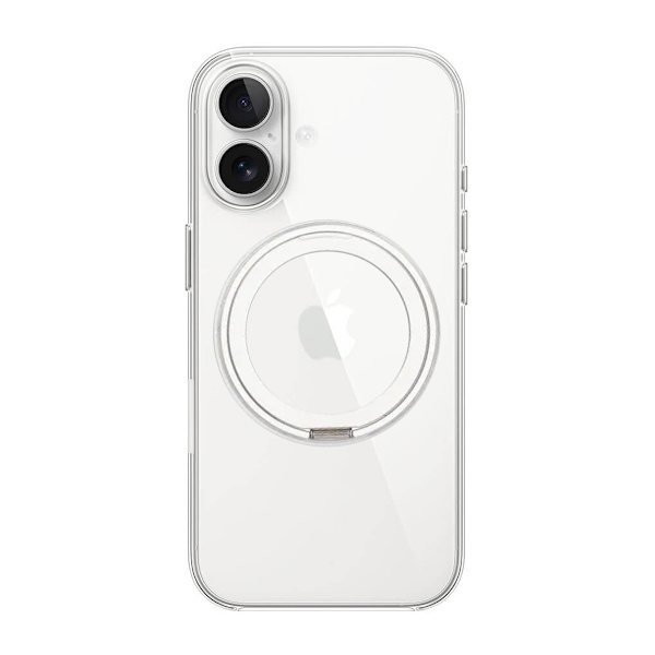 Mobile Case Rotating Magnet Stand for iPhone 17 - Clear