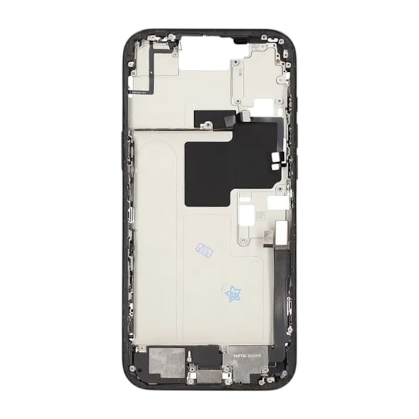 Middle frame with small parts for iPhone 16 Pro Max - Black Titanium OEM