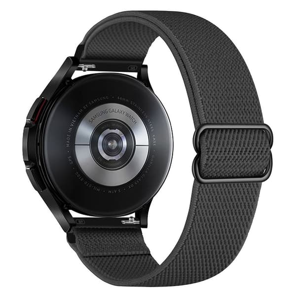 Samsung Galaxy Watch 46mm/Gear S3 Classic/Frontier Watch Strap Nylon – Dark Grey