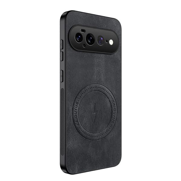 Google Pixel 11 Pro XL MagSafe Case PU-leather - Black