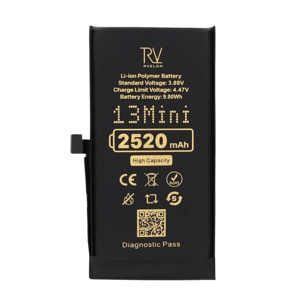 RV Battery iPhone 13 Mini 2520mAh Diagnostic Pass High