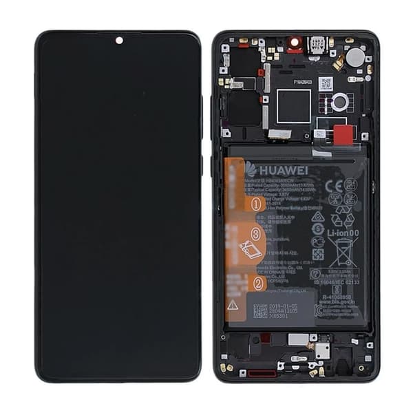 Huawei P30 New Version Screen with LCD Display and Battery Original - Black