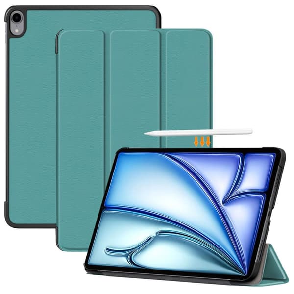 iPad Air 11"/10.9"/Pro 11" Tri-Fold Stand Folio Cover - Green