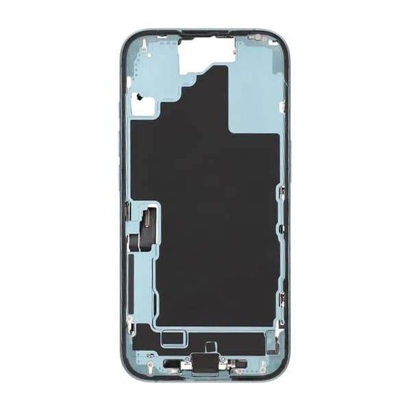 Middle frame with small parts for iPhone 16 - Green OEM