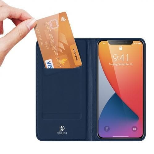 Dux Ducis Skin Pro Fodral för iPhone 12 Pro Max - Blå Svart