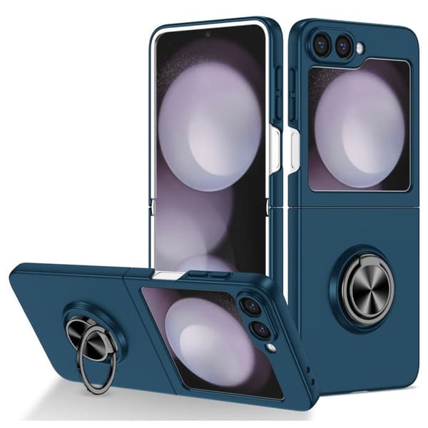 Samsung Galaxy Flip6 / Flip 7 FE Case with ring holder - Navy