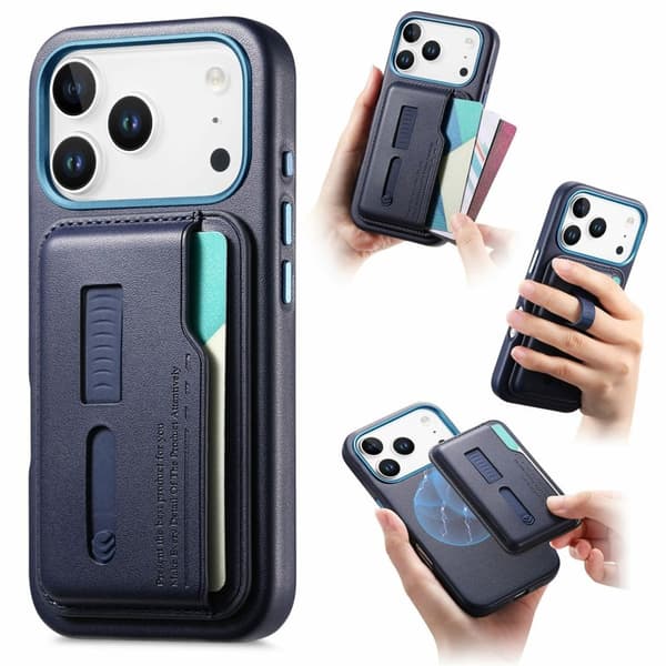 iPhone 18 Pro Max/17 Pro Max Magsafe Case with Removable Wallet - Dark Blue