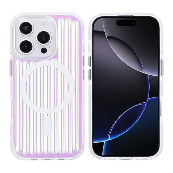 Model reflect color Magnetic Case For iPhone 16 Pro Green