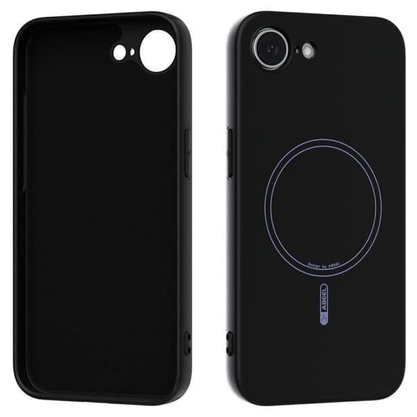 ABEEL iPhone 17e/16e Silicone Case MagSafe - Black