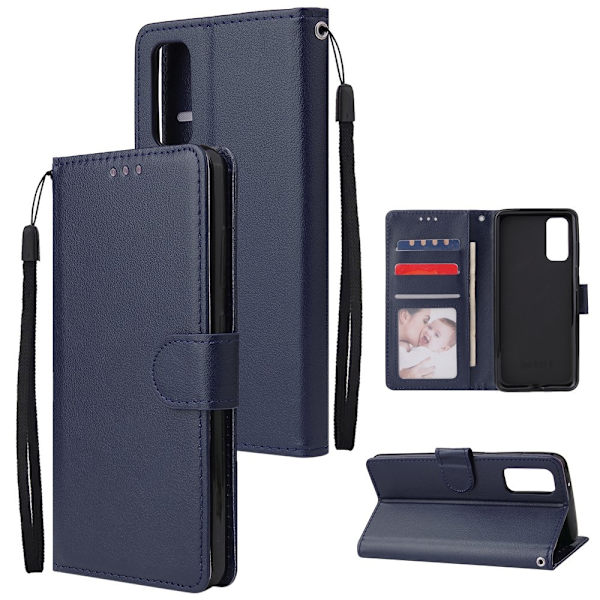 Samsung Galaxy S20 wallet case - Blue