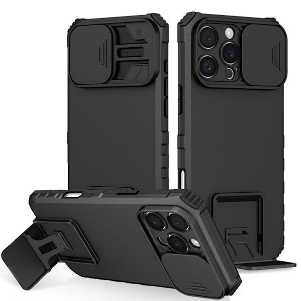 iPhone 16 Pro Case with camera protection - Black
