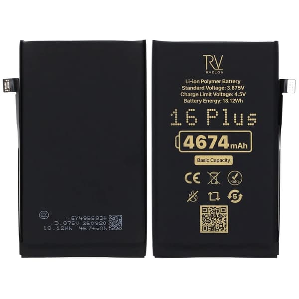 RV Battery iPhone 16 Plus 4674mAh Premium