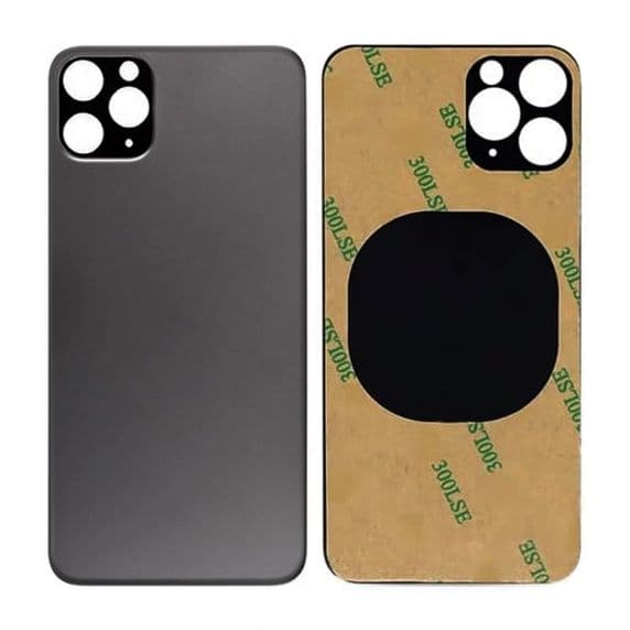 IPhone 11 Pro Baksida Glas med tejp - Svart Svart