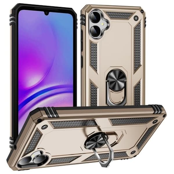 Samsung Galaxy A05 4G case with ring holder - Gold