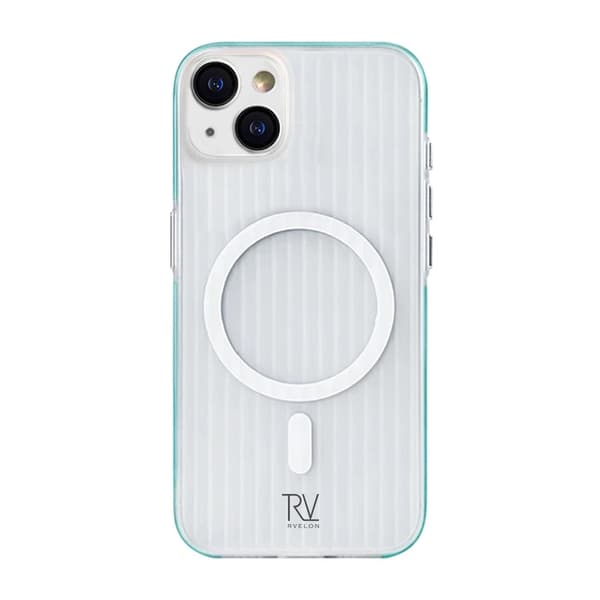 Rvelon Case Corrugated Magsafe for iPhone 13 and 14 - Blue