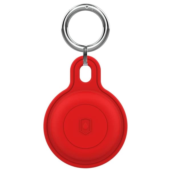 Apple AirTag Waterproof Case with Buckle - Red