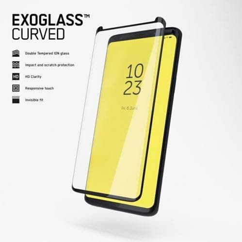 Copter Exoglass Curved Skärmskydd för Samsung Galaxy A52 Svart