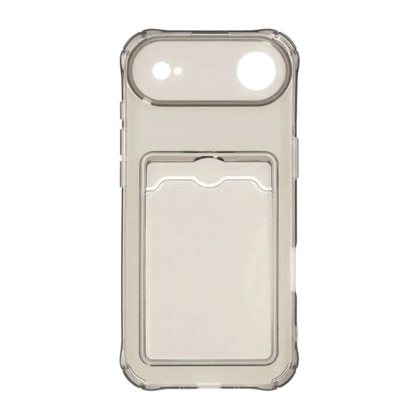 Shockproof Phone Case with Card Holder for iPhone 17 Air - Black