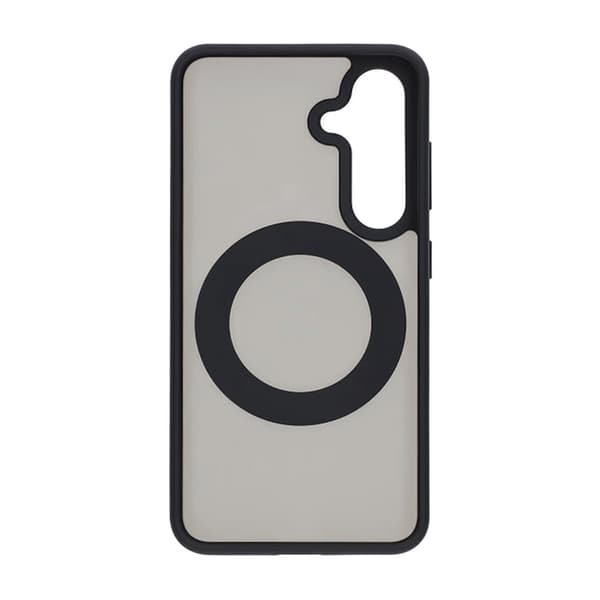 Matte case 360 ​​rotating bracket Mobile Phone Case For Samsung S24 Black