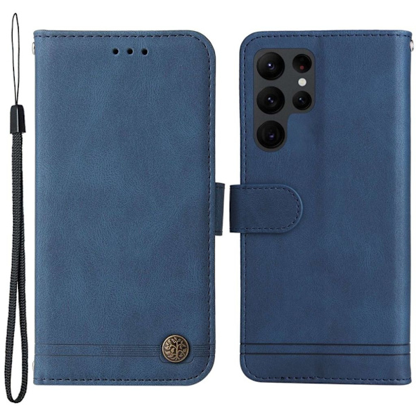 Samsung Galaxy S23 Ultra Tree Pattern cover - Blue
