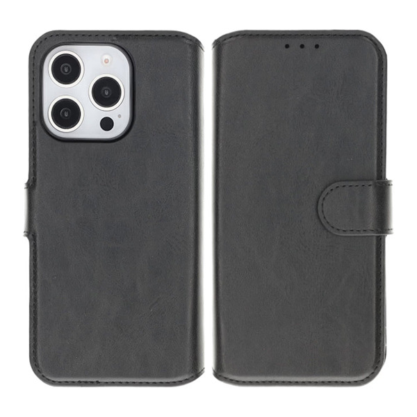 iPhone 16 Pro Wallet Case Magnet Rvelon - Black