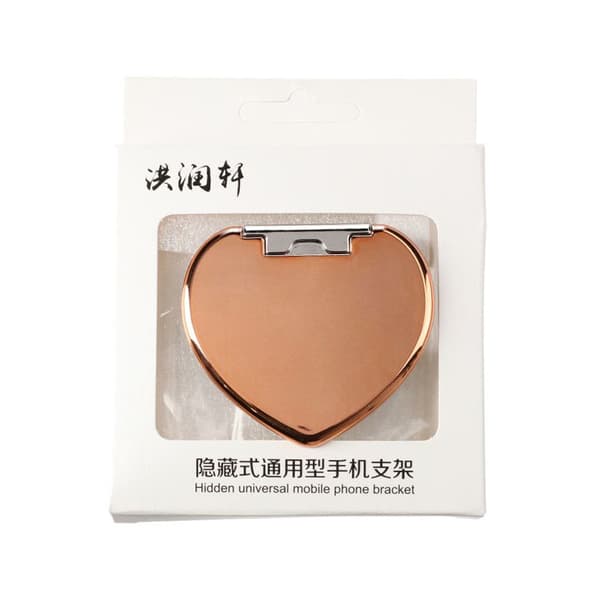Universal Mobile Phone Stand - Gold Heart