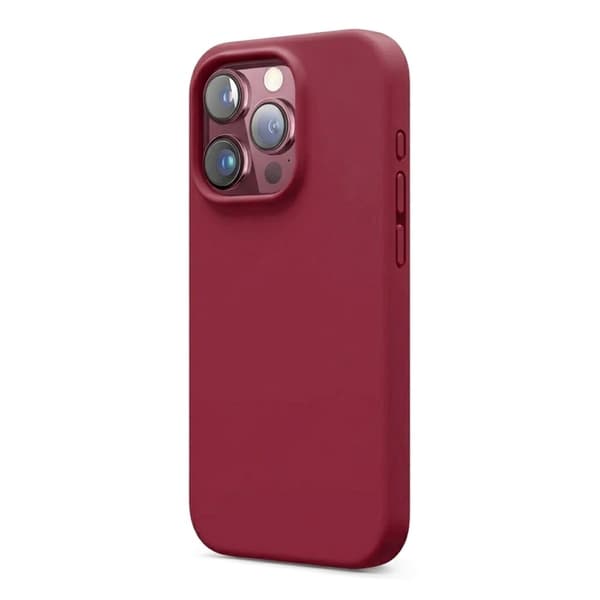 iPhone 16 Pro Mobilskal Silikon Rvelon - Röd