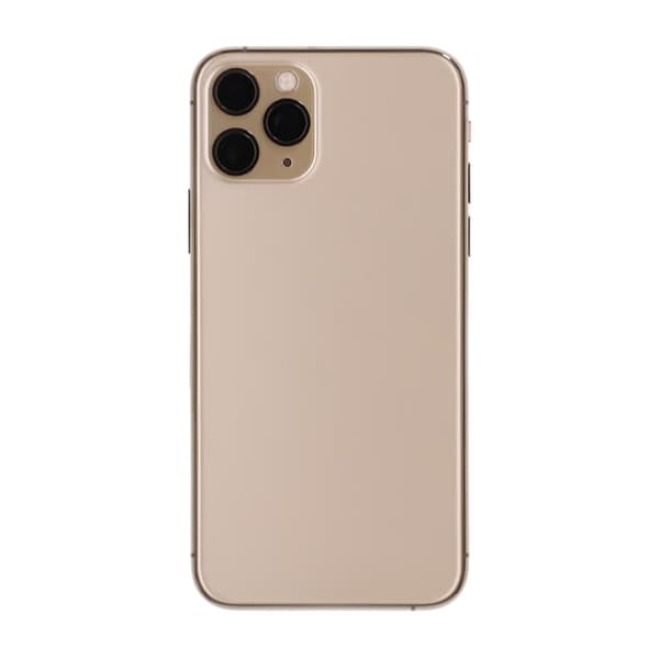 iPhone 11 Pro Max Baksida med Komplett Ram Premium - Guld